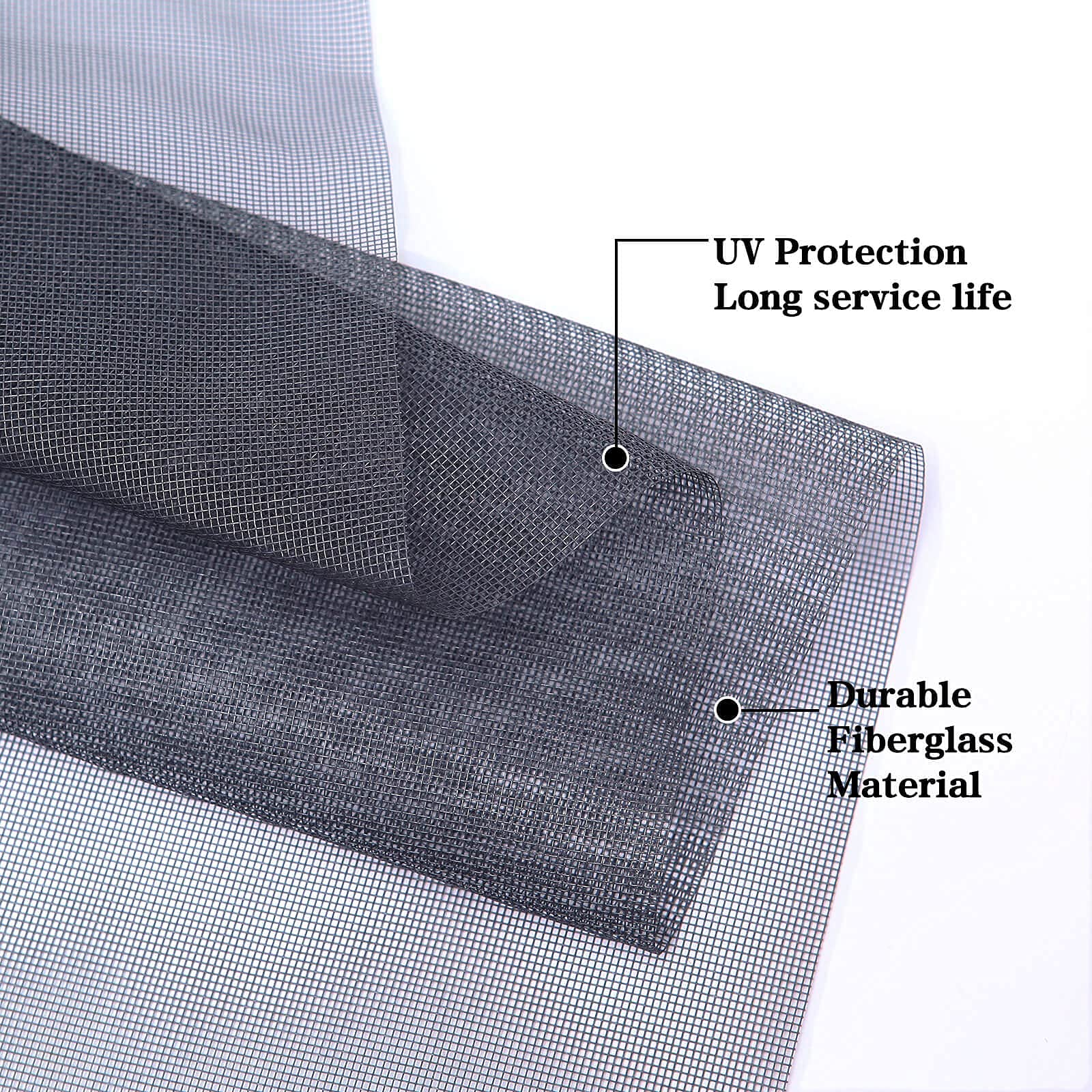 TOOLTRIZ 40ft spline for window screens provides strong, secure fit.