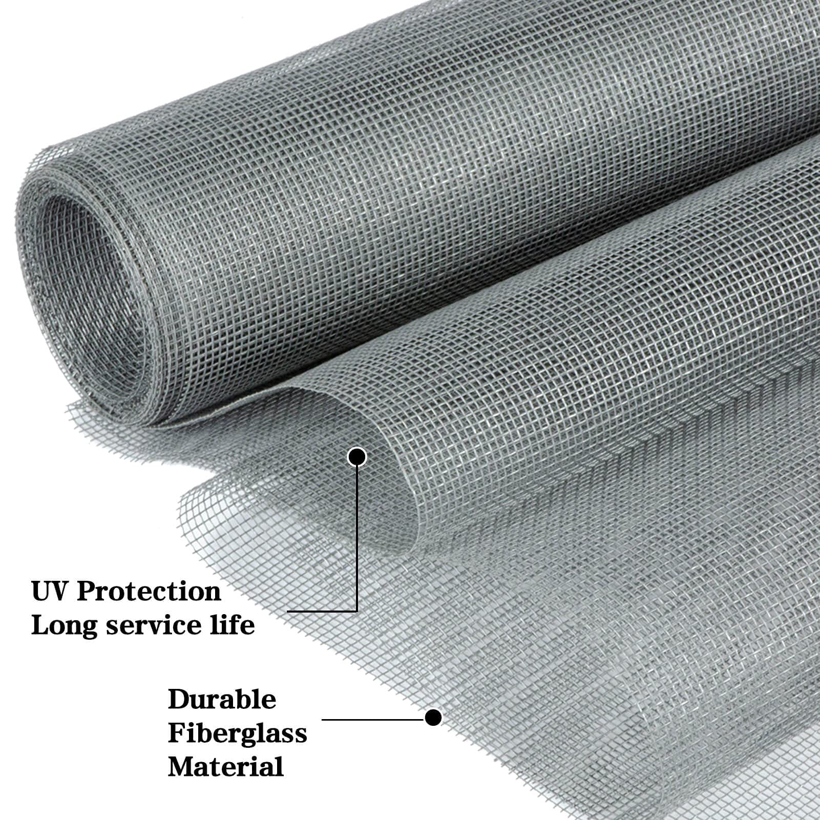 Tooltriz patio screen mesh 48x118 for UV protection outdoors