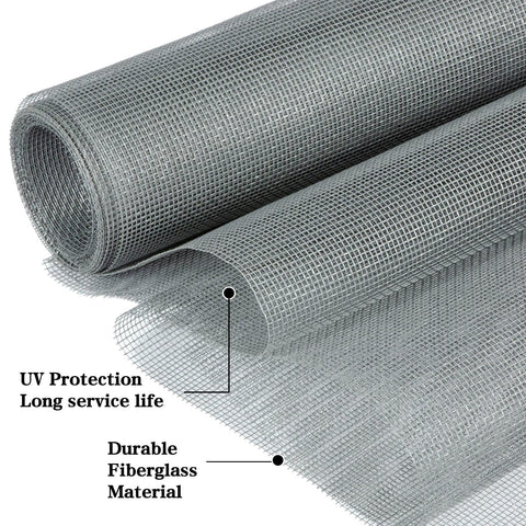 Tooltriz patio screen mesh 48x118 for UV protection outdoors