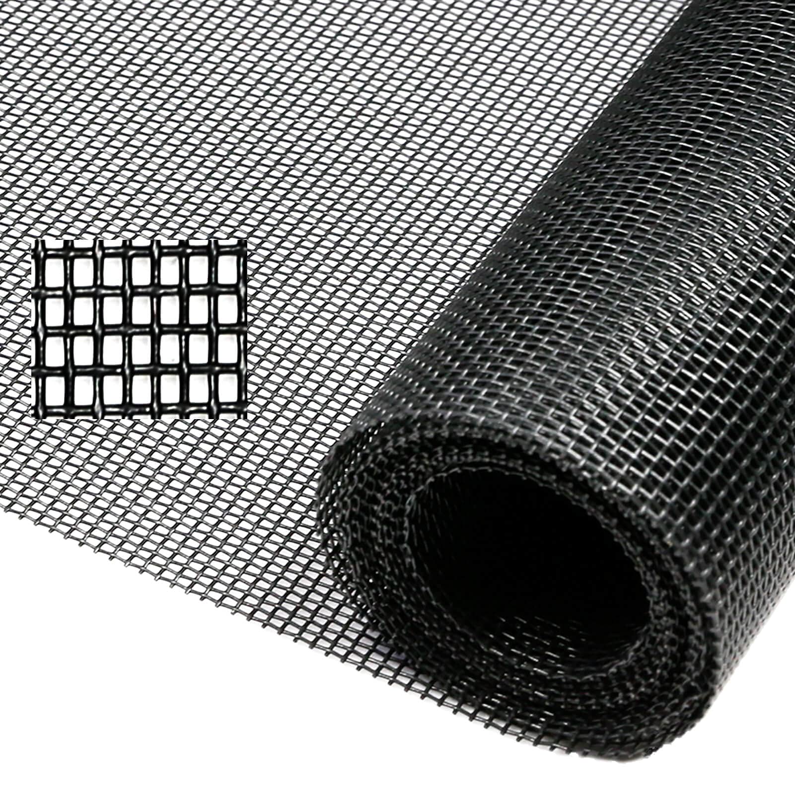 Tooltriz pet-proof window screen image showing 39x100 size charcoal mesh for pet protection