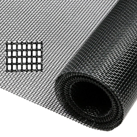 Tooltriz pet-proof window screen image showing 39x100 size charcoal mesh for pet protection