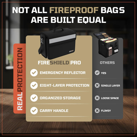 TOOLTROOPERS FIRESHIELD PRO padded shoulder strap and handle for comfortable carry