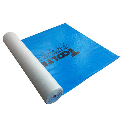 Toolway breathable-floor protector minimizes moisture to speed drying.