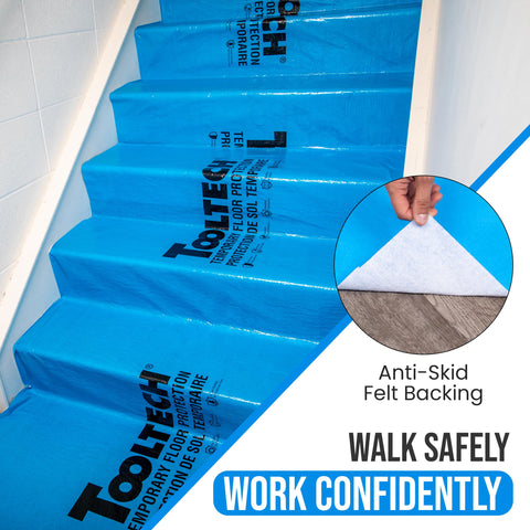 Toolway durable and reusable mat for long-lasting renovation protection.