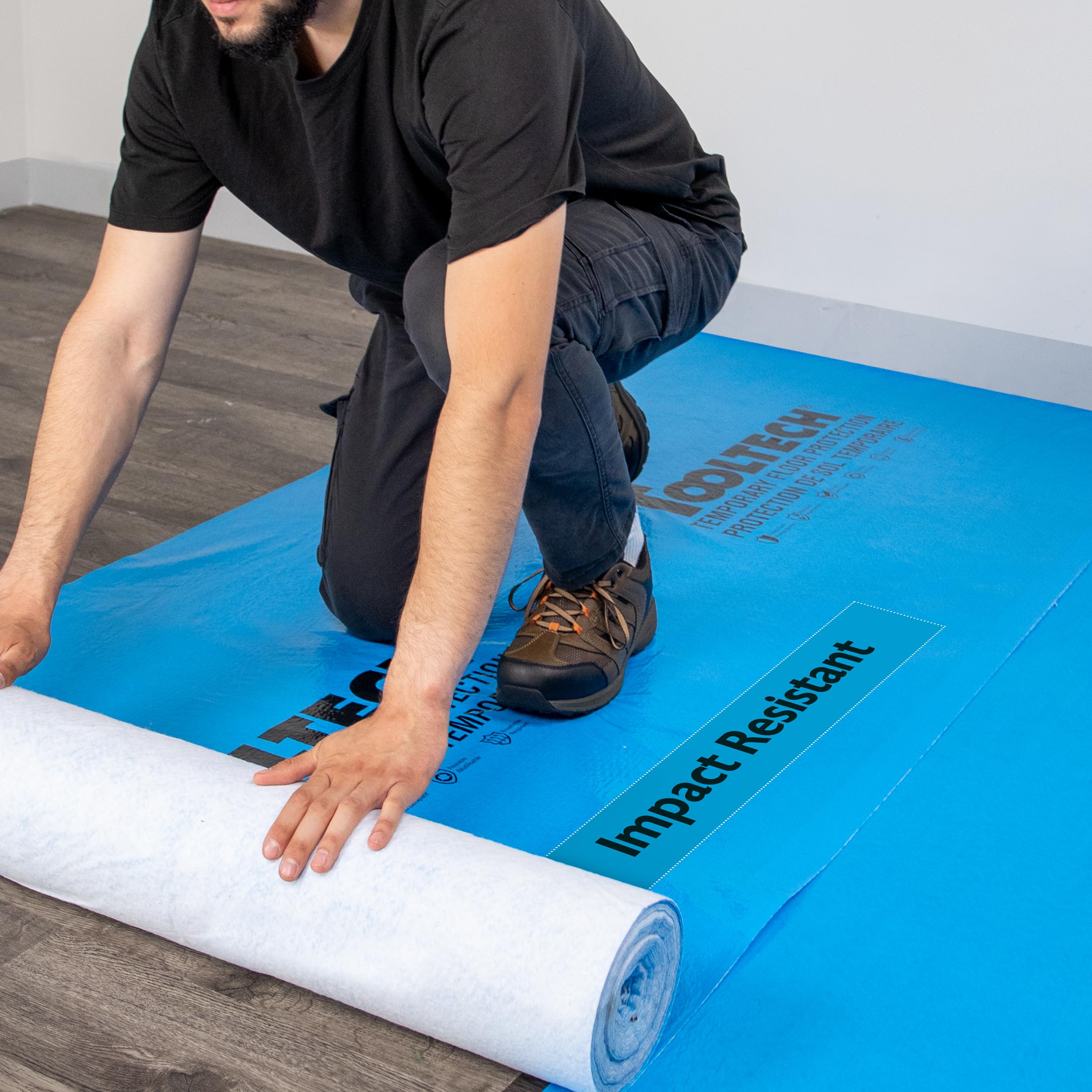 Toolway mat is easy to clean and reposition for work zones.
