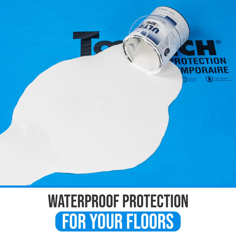 Toolway floor protection guards high-traffic areas from paint and solvents.