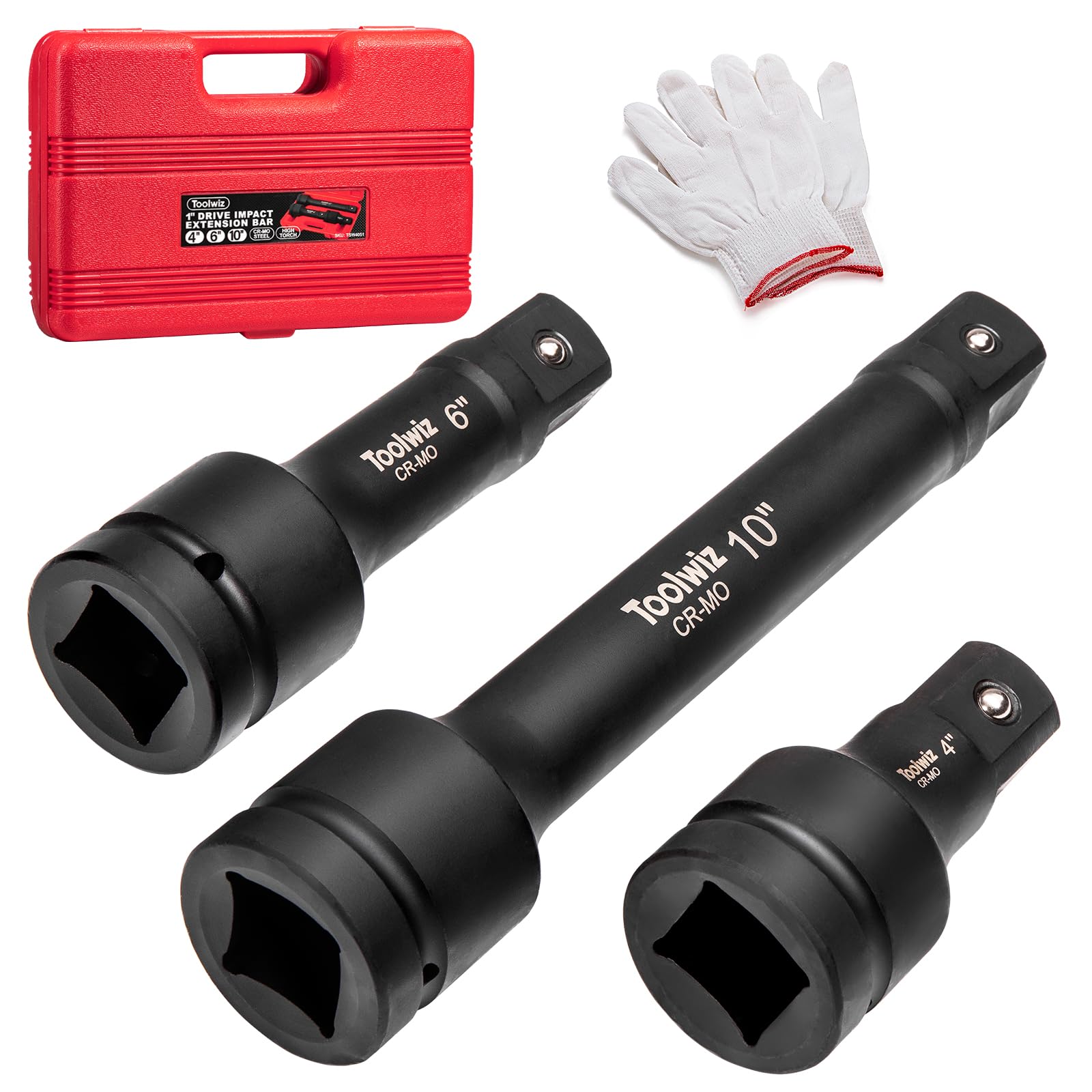 Toolwiz 1-inch extension 4-inch in use, reaching tight fasteners.