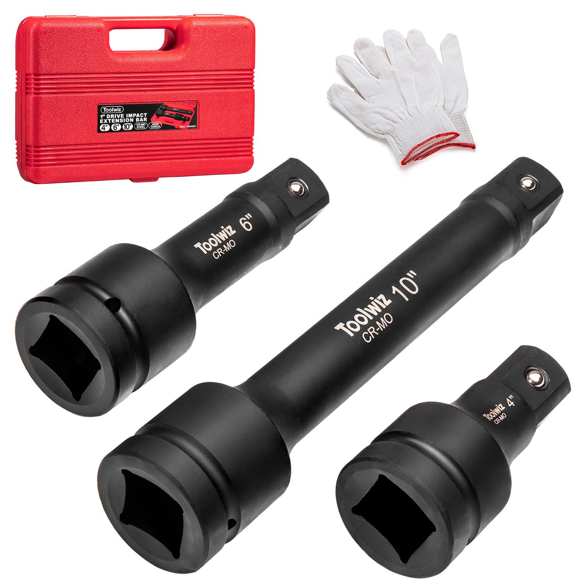Toolwiz 1-inch extension 4-inch in use, reaching tight fasteners.