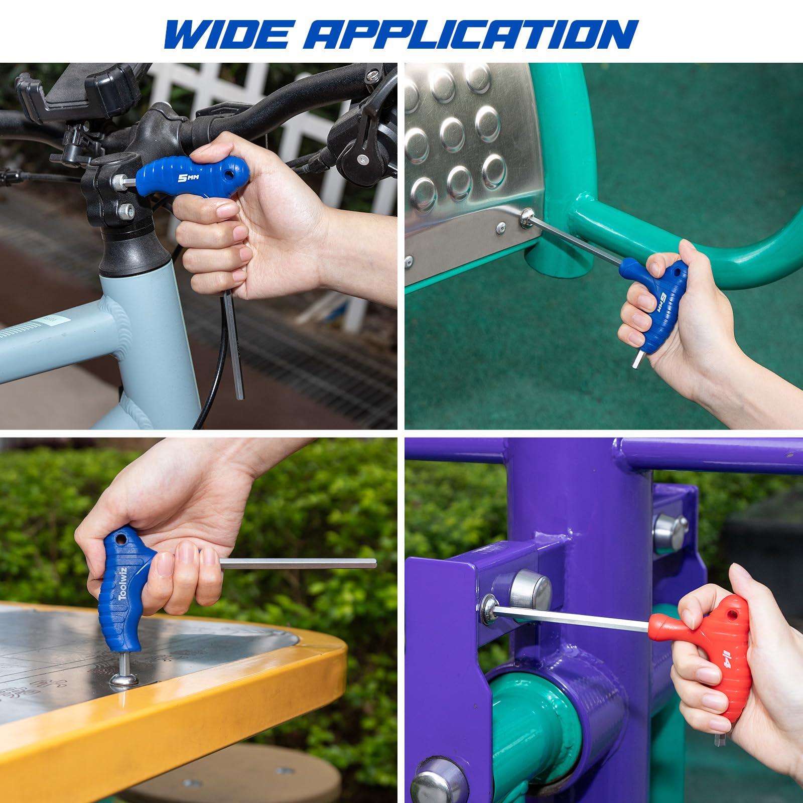 Toolwiz CR-V steel wrenches shown in a close-up for durability.