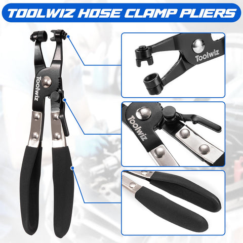Ideal for securing fuel lines and silicone hoses with consistent grip.