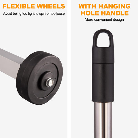 Toolwiz magnetic sweeper lightweight design enables easy, portable cleanup