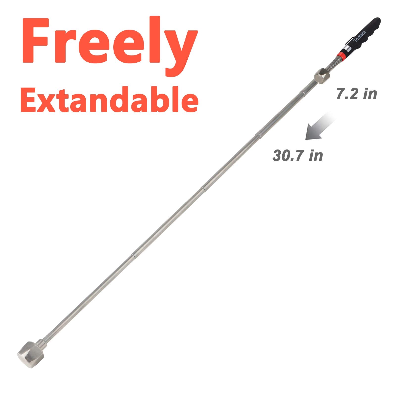 Toolwiz packaging shows sweeper, pickup tool, and brush for quick setup.