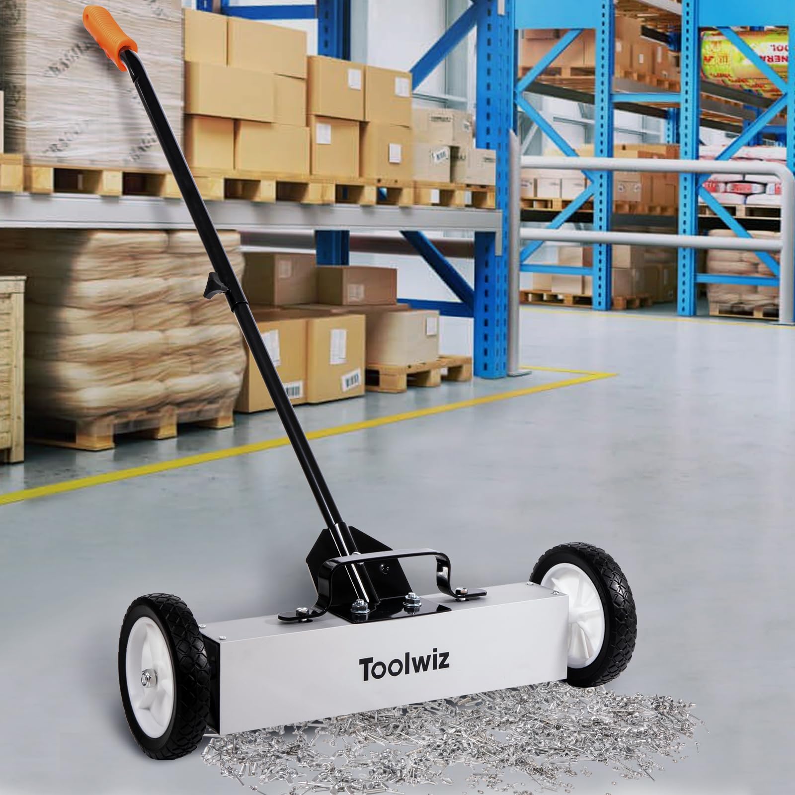Toolwiz fast magnetic debris removal keeps yards and garages tidier.