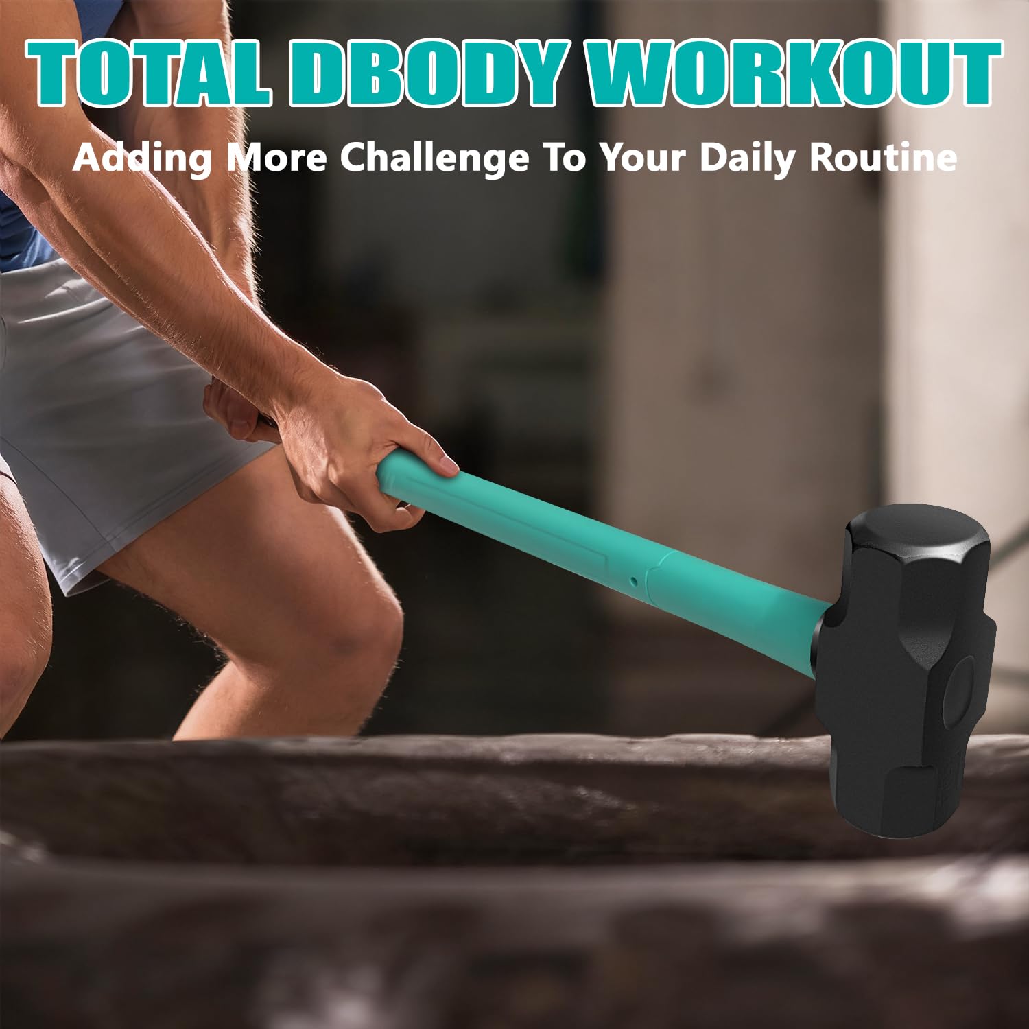 Toolzeen sledgehammer protects surfaces with controlled impact and reduced rebound.