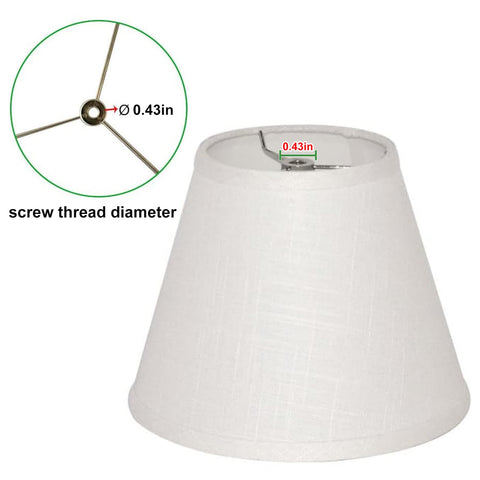 TOOTOO STAR barrel white lampshade close-up fabric texture in natural linen