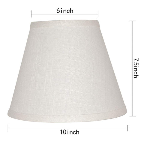 TOOTOO STAR barrel white lampshade side view showing silhouette and finish