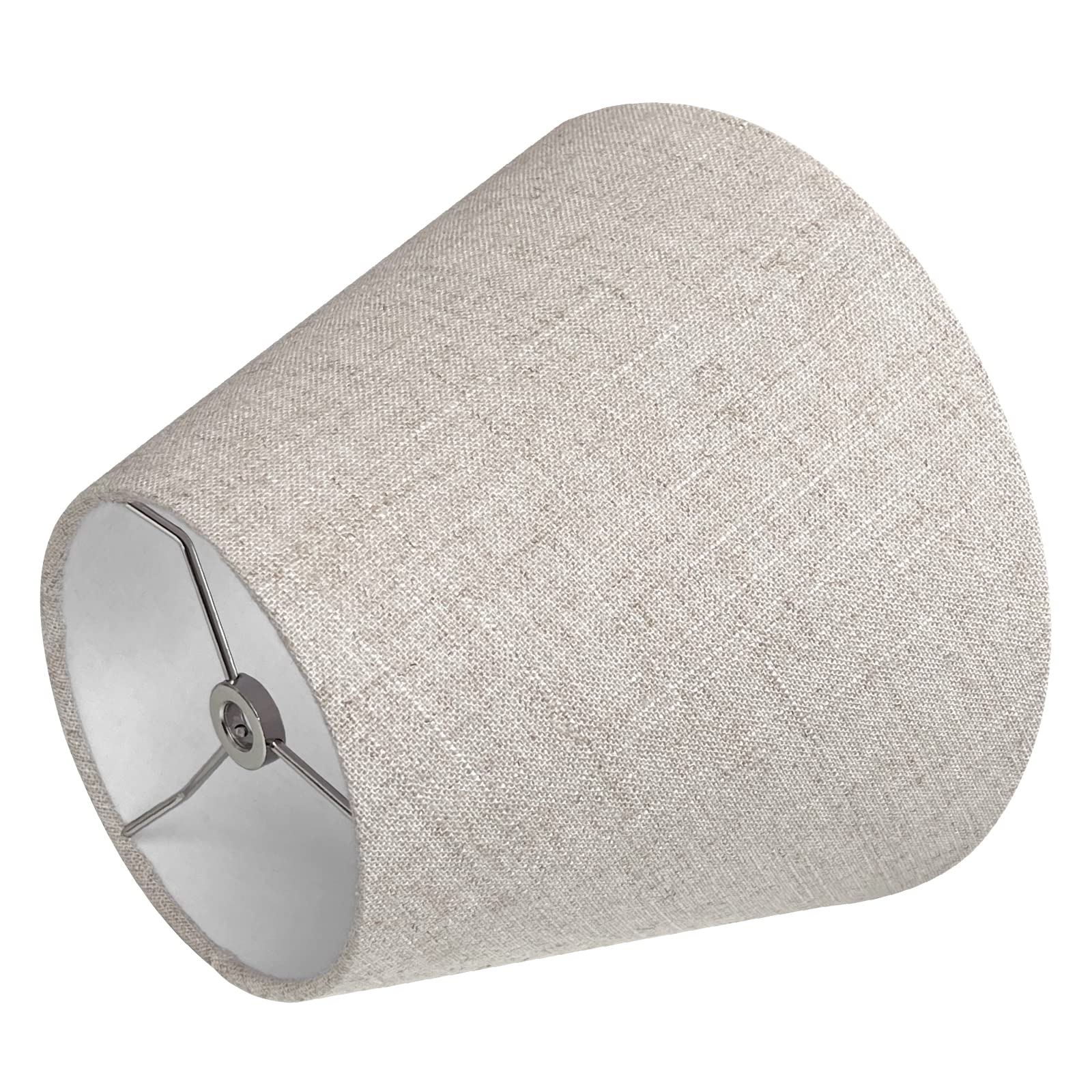 TOOTOO STAR handcrafted lampshade offers durable linen texture for table lamps.