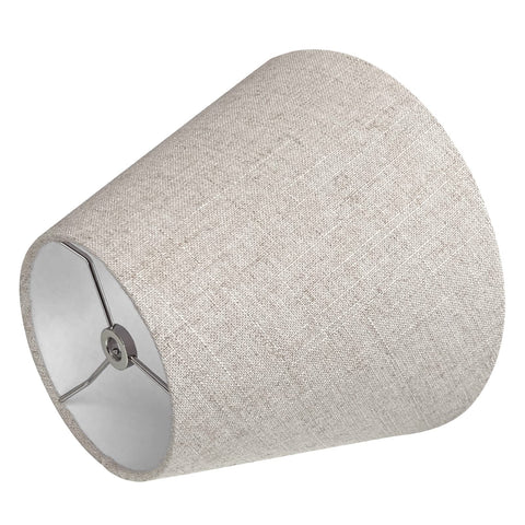 TOOTOO STAR handcrafted lampshade offers durable linen texture for table lamps.