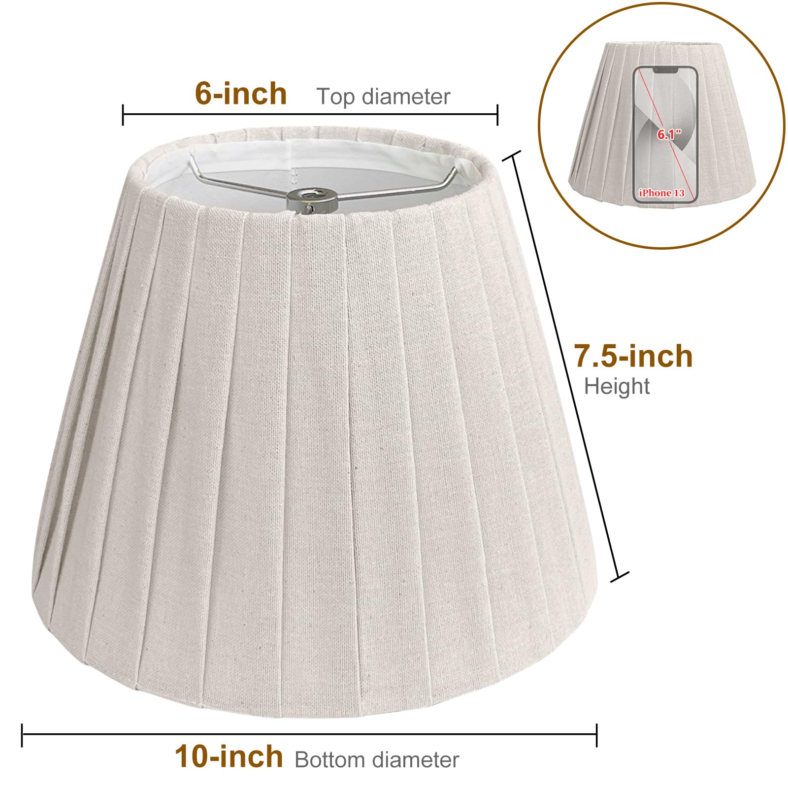 TOOTOO STAR brown linen shade on table lamp enhances cozy living room ambience