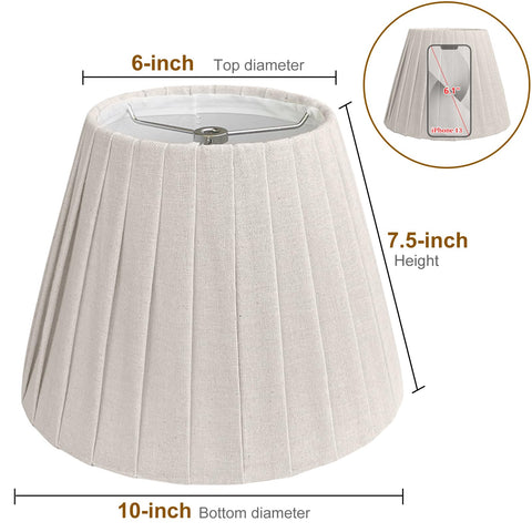 TOOTOO STAR brown linen shade on table lamp enhances cozy living room ambience
