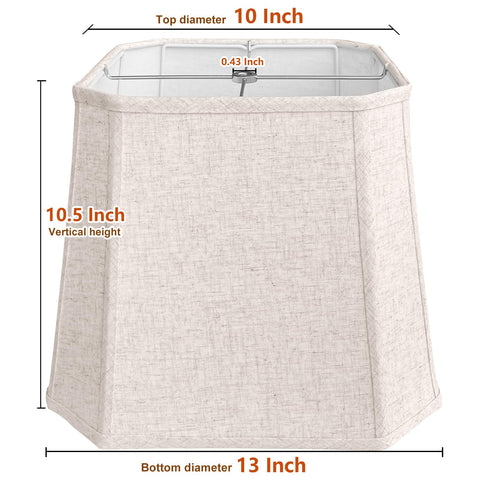 TOOTOO STAR linen texture beige lampshade adds soft diffusion