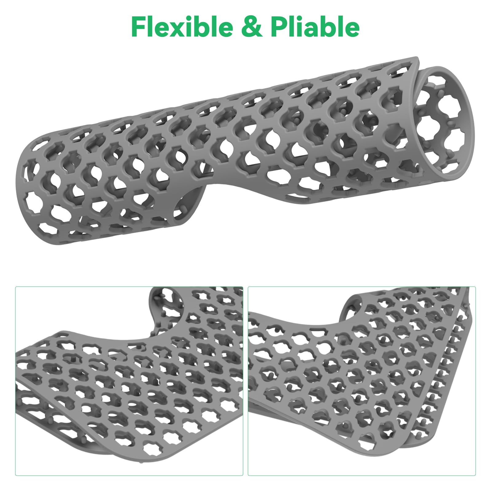 TOOVEM silicone mat is easy to clean and dishwasher safe.