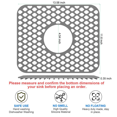 TOOVEM kitchen mat serves as dry rack, draining grid, and more.