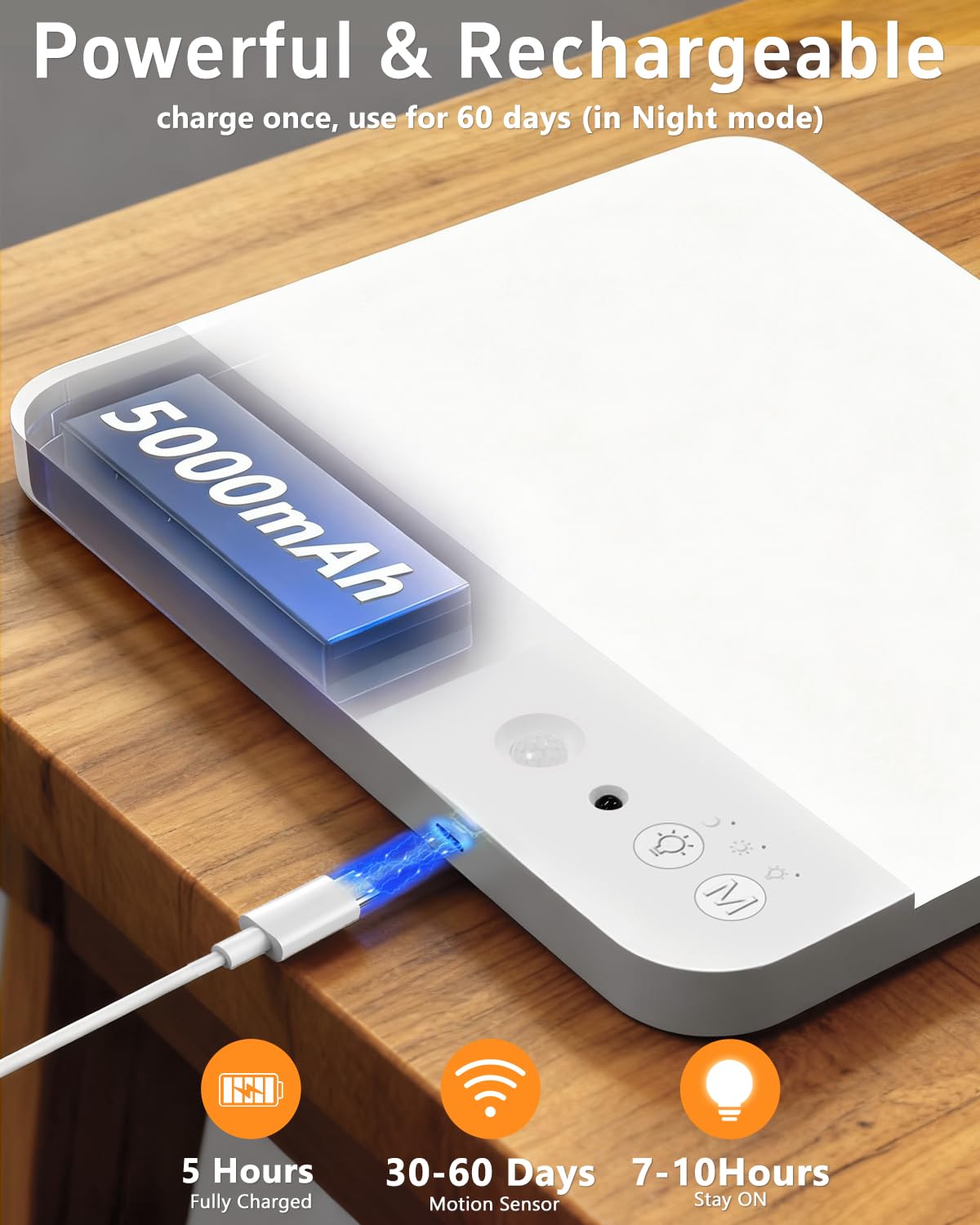 TOOWELL 5000mAh battery delivers long-lasting power