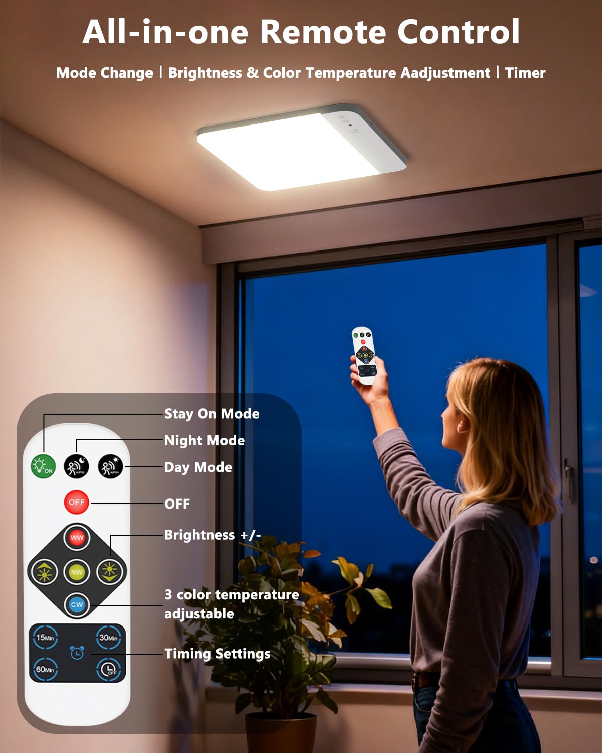 TOOWELL ideal for closets, showers, kitchens, and hallways