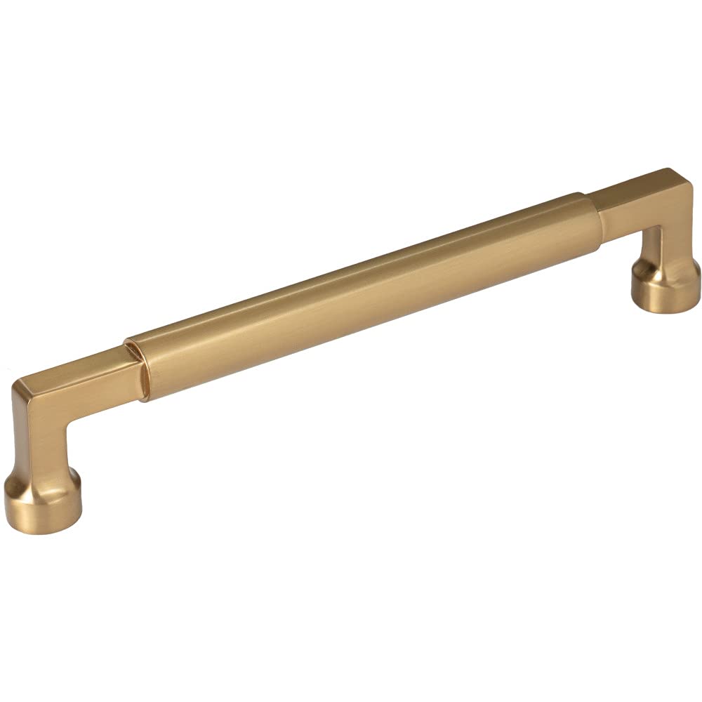 Top Knobs Cumberland pull honey bronze side view showcases smooth operation and premium feel