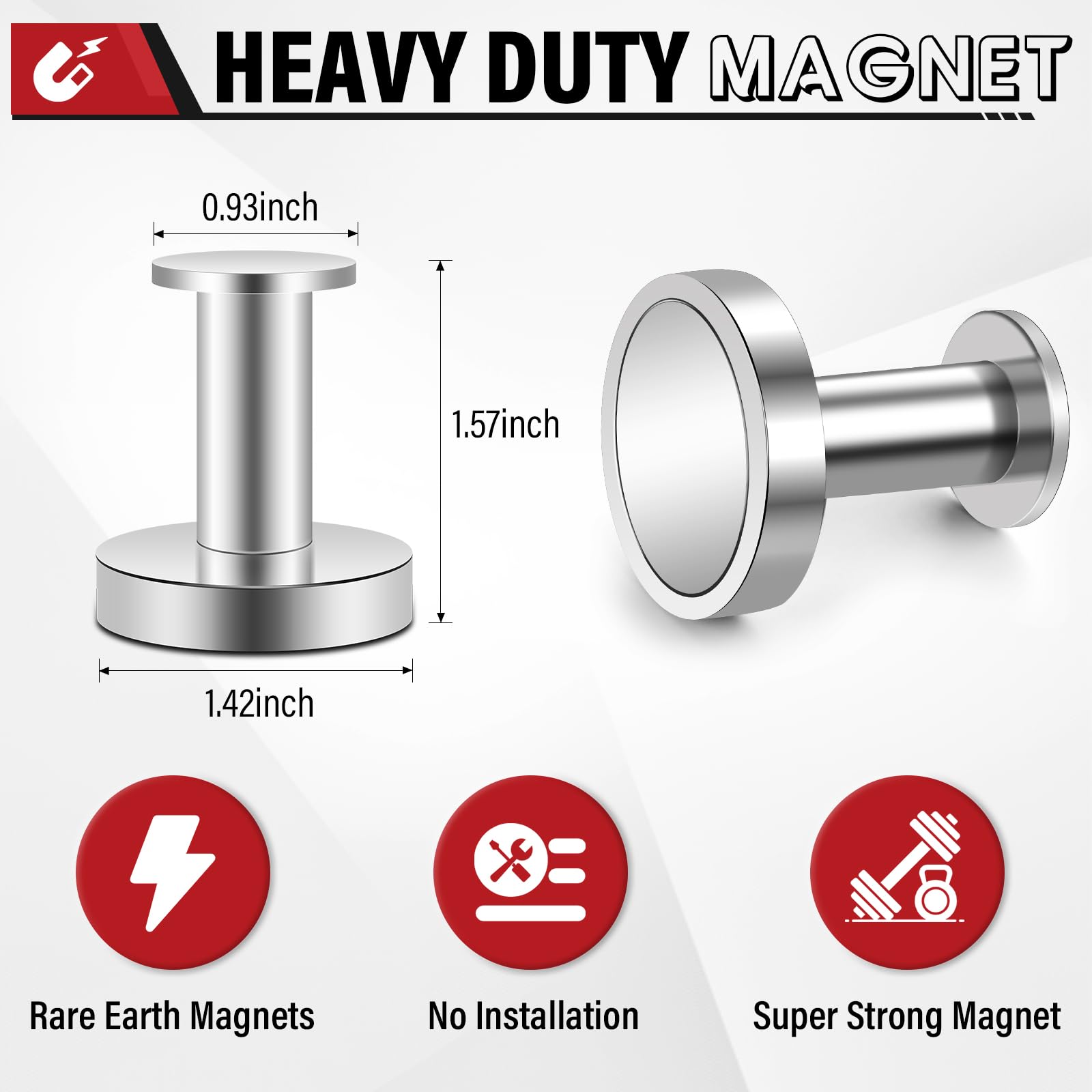 Top Magnets magnetic hook grill hanger keeps pots and tools handy during barbecues