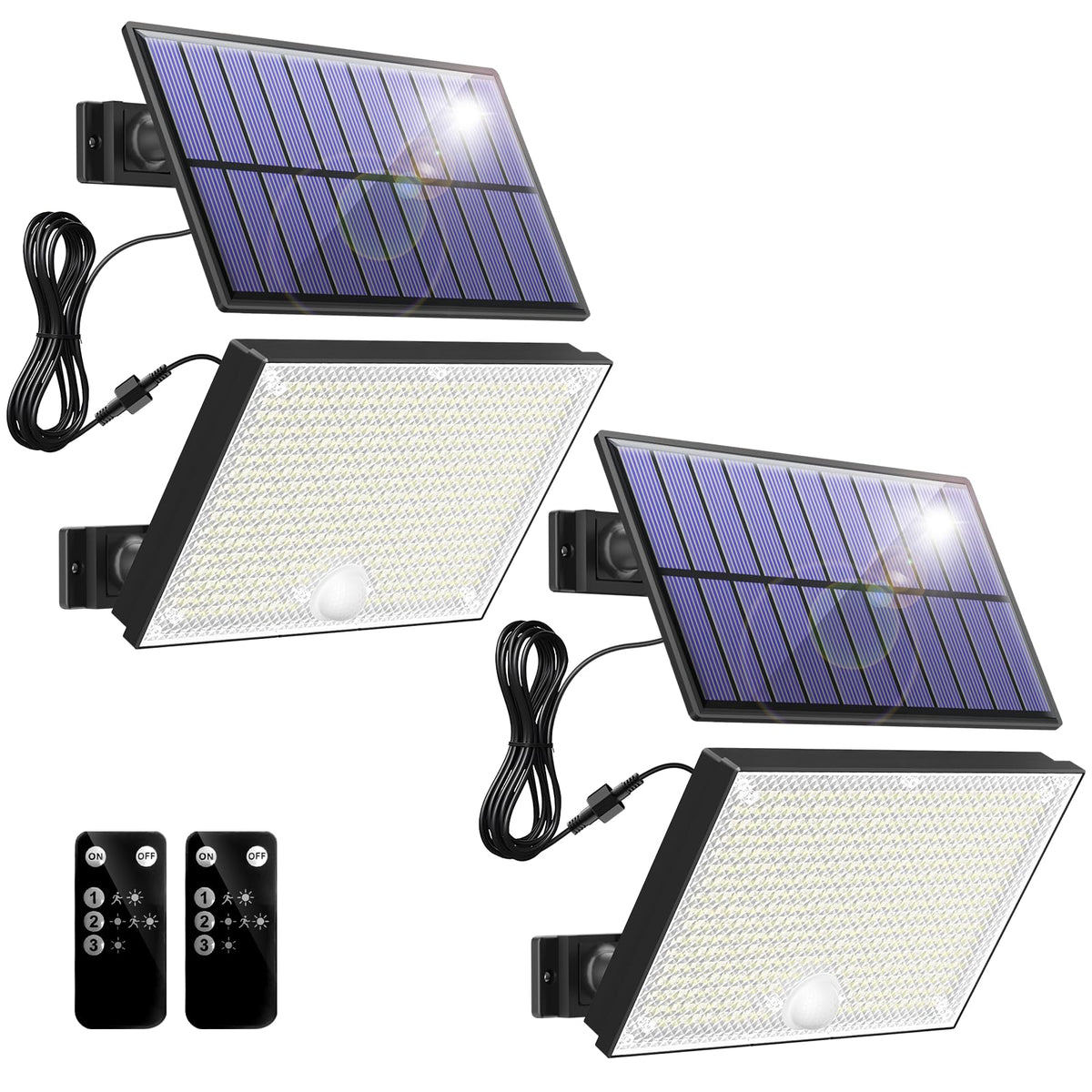 Topabol 400LED solar light panel on roof for optimal sun exposure