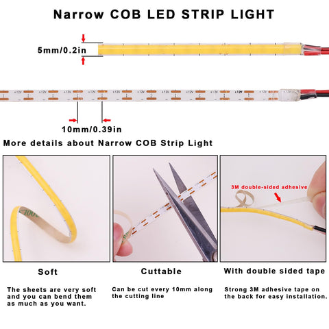 TopAI COB with CRI >90 shows colors accurately.