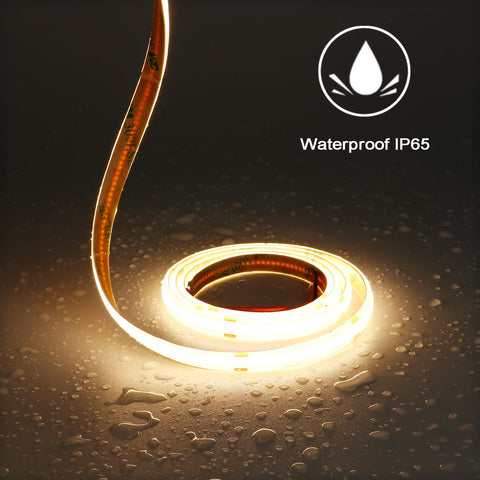 TOPAI IP65 silicone coating demonstrates rainproof protection for outdoor or bathroom use