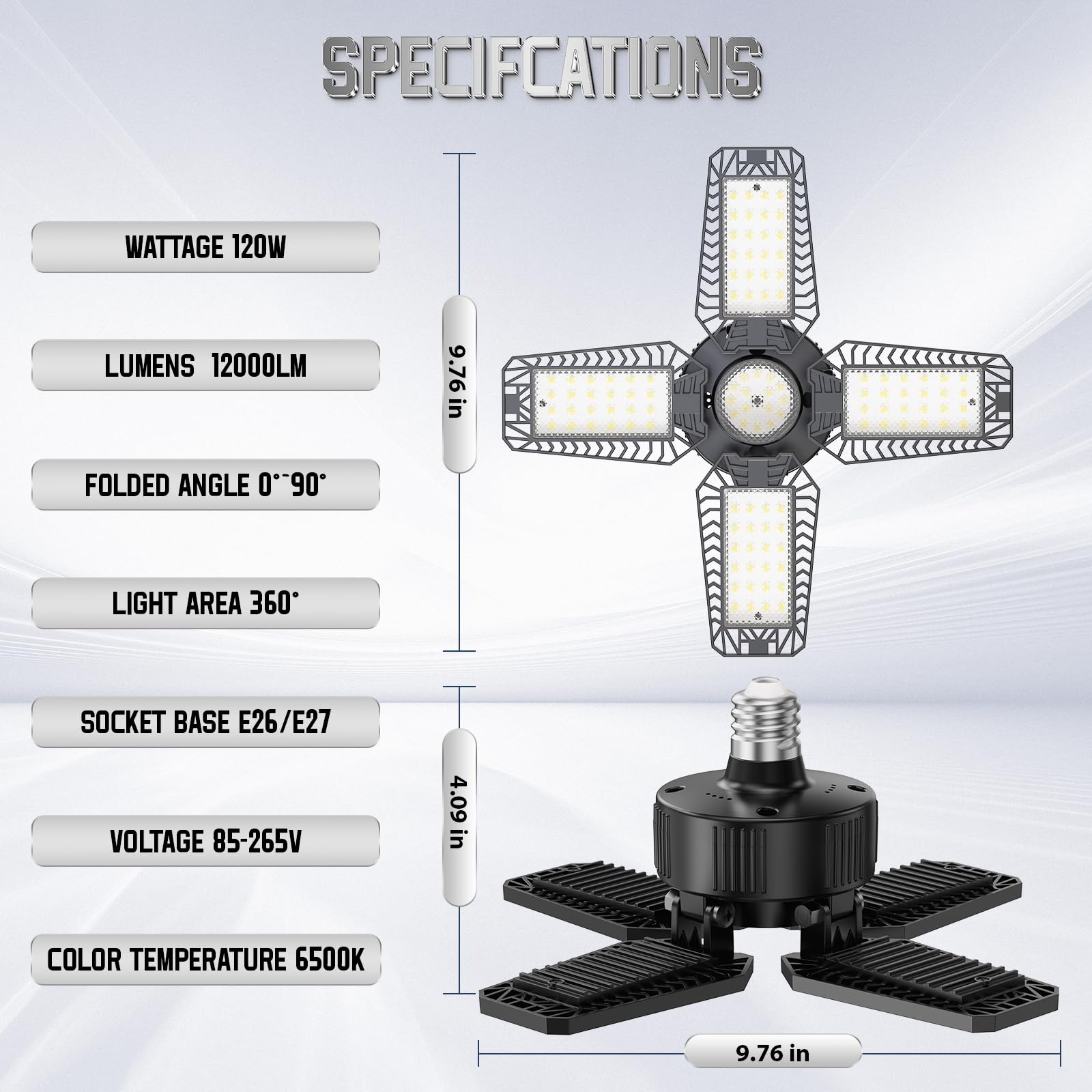 TOPAUBUB 6500K daylight LED for clear, task-focused lighting