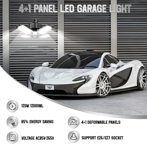 TOPAUBUB energy-saving garage light reducing power use