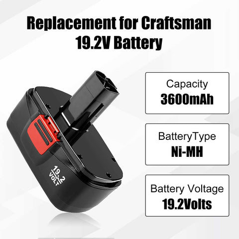 Topbatt 2Pack 19.2V battery side view shows compact design for easy handling.
