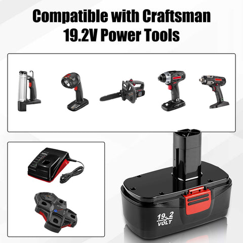 Topbatt Craftsman compatibility chart image shows wide tool fitment.