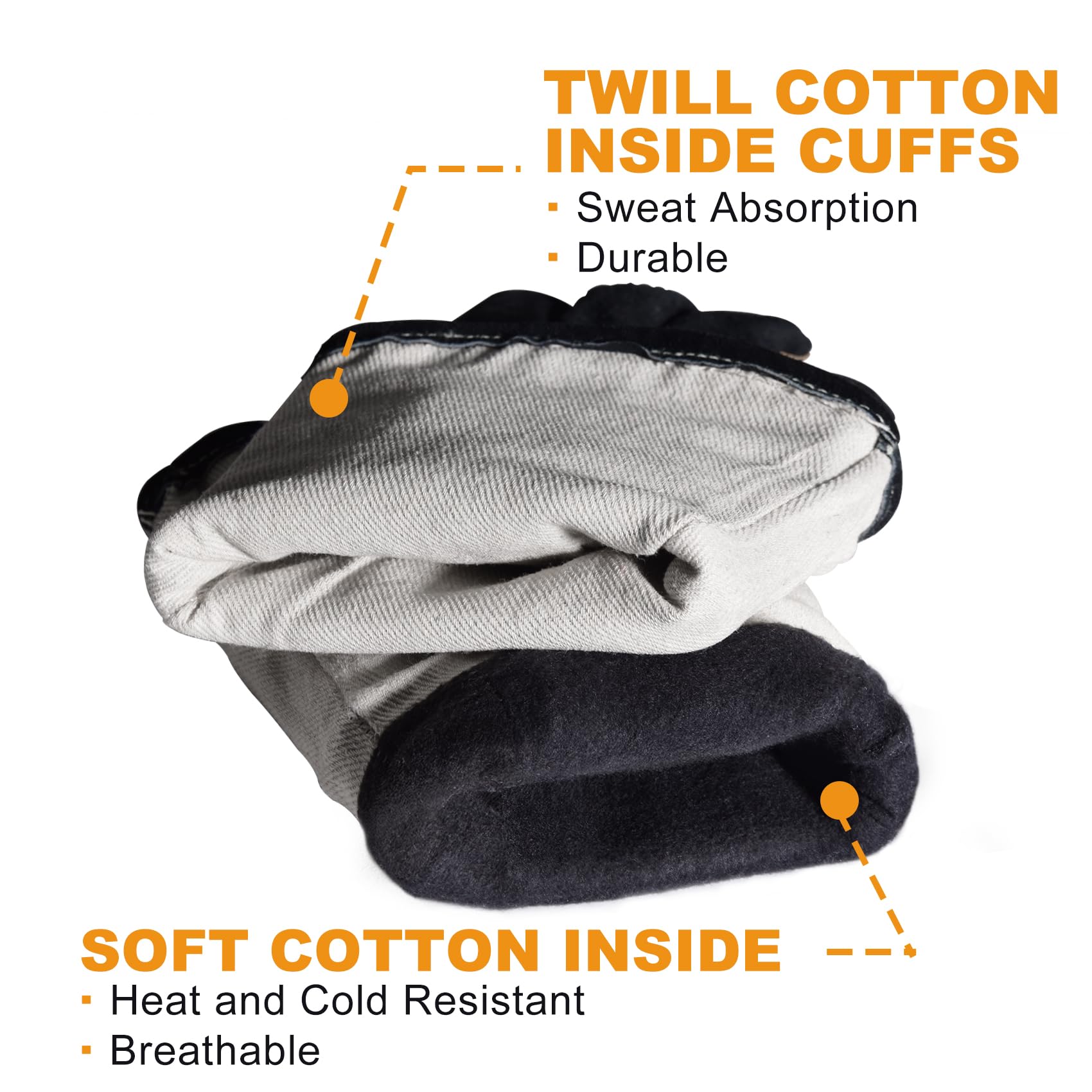 TOPDC Gloves include a hanging loop for easy storage and air drying.