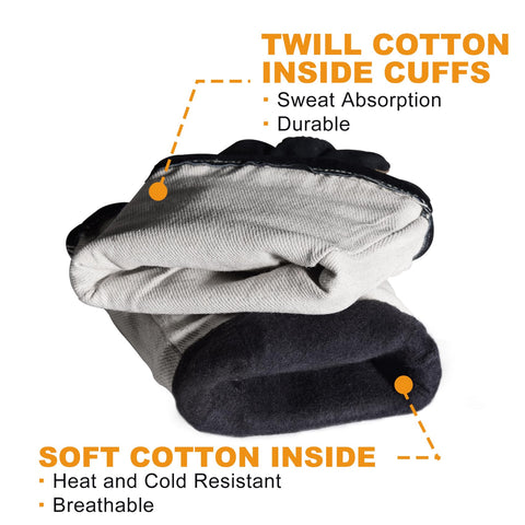 TOPDC Gloves include a hanging loop for easy storage and air drying.