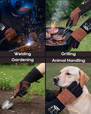 TOPDC gloves ideal for home use like fireplace, BBQ, and oven handling.