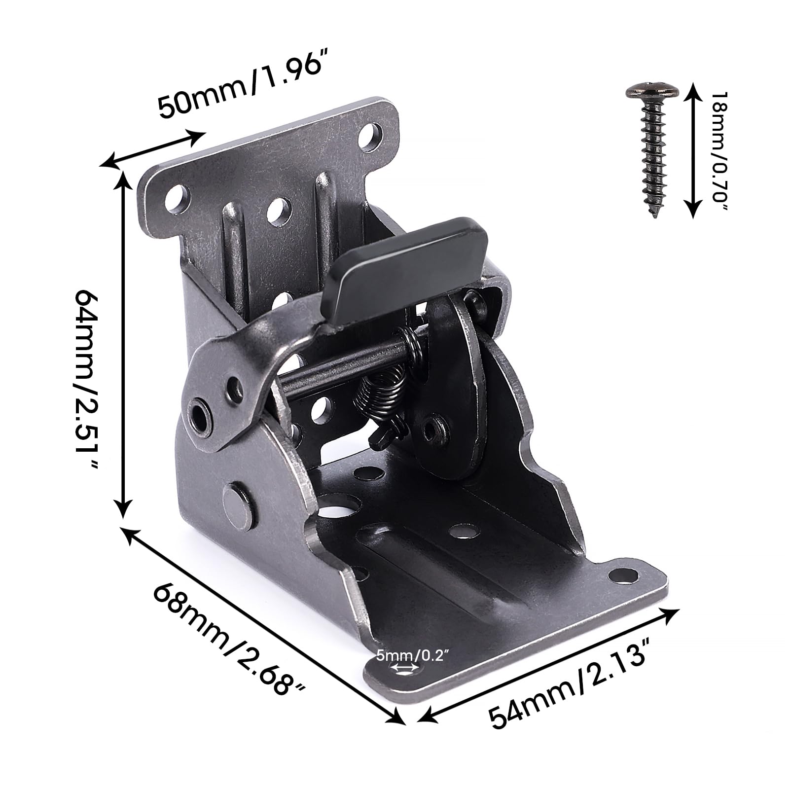 TopDirect heavy-duty hinge with 90-degree lock demonstrates reliable folding and placement