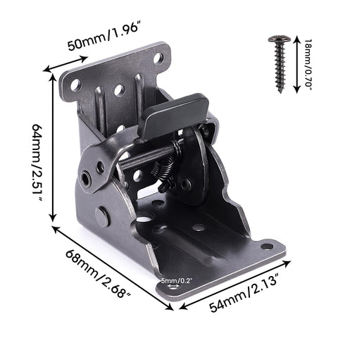 TopDirect heavy-duty hinge with 90-degree lock demonstrates reliable folding and placement