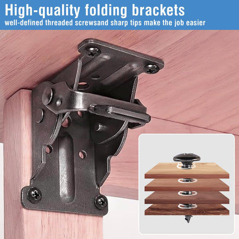 TopDirect self-locking hinge with double spring enables easy one-person operation