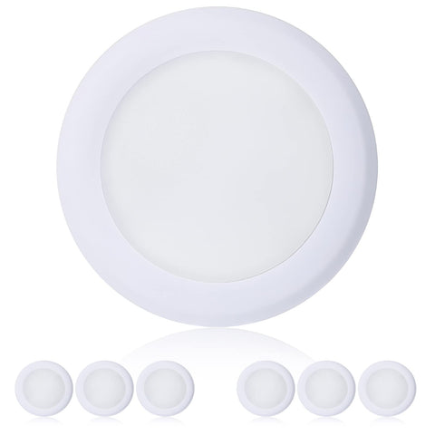 TOPELER 6in dimmable flush mount light brightens kitchen and hallways with even illumination