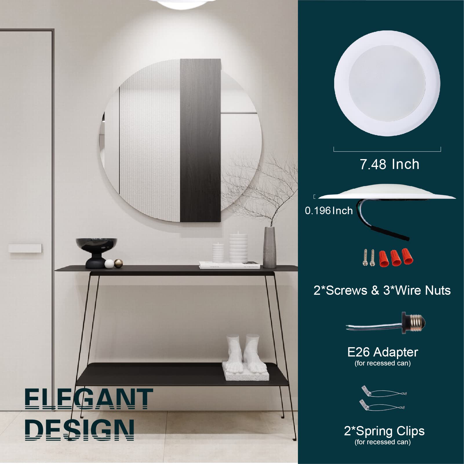 TOPELER long-life LED disc light surpasses traditional bulbs in longevity