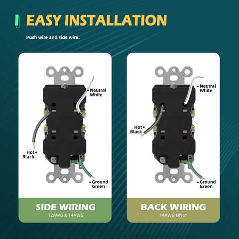 TOPELER white 10-pack ready for quick replacement and upgrades