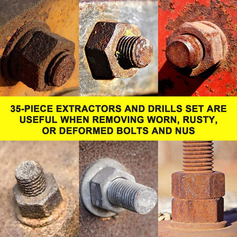 Topec bolt extractors demonstrated freeing a partially exposed fastener.