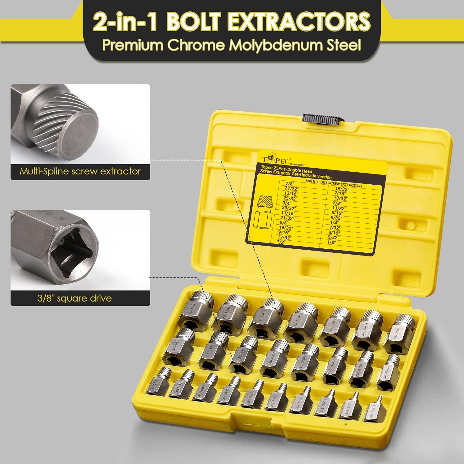 Topec patented direct-wrench connection streamlines setup.
