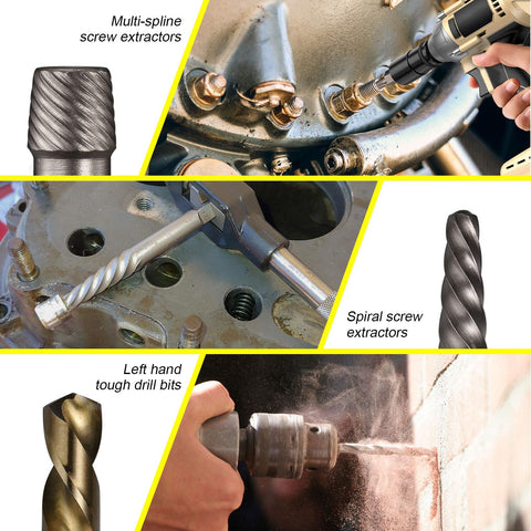 Topec multi-spline extractors shown for high-torque removal.